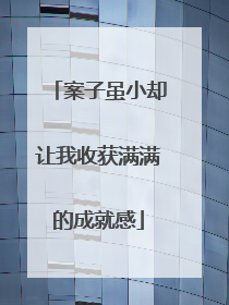 案子虽小却让我收获满满的成就感