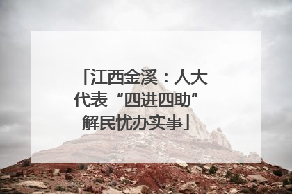 江西金溪：人大代表“四进四助”解民忧办实事
