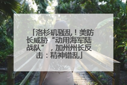 洛杉矶骚乱！美防长威胁“动用海军陆战队”，加州州长反击：精神错乱