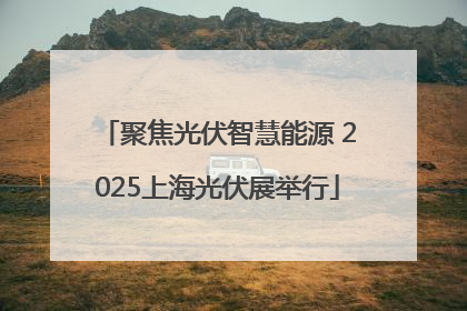 聚焦光伏智慧能源 2025上海光伏展举行