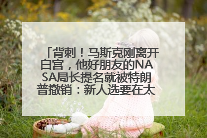 背刺！马斯克刚离开白宫，他好朋友的NASA局长提名就被特朗普撤销：新人选要在太空实现“美国优先”