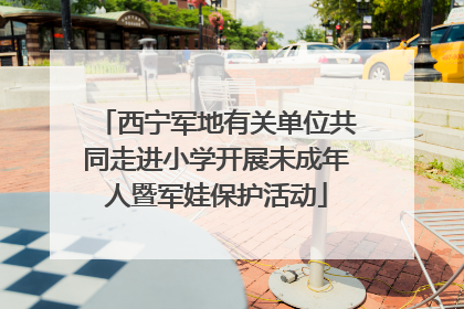 西宁军地有关单位共同走进小学开展未成年人暨军娃保护活动