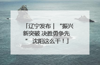 辽宁发布｜“振兴新突破 决胜勇争先” 沈阳这么干！