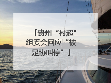 贵州“村超”组委会回应“被足协叫停”