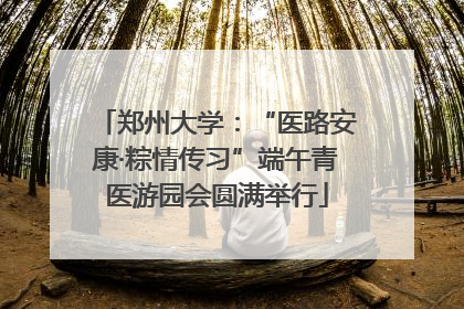 郑州大学：“医路安康·粽情传习”端午青医游园会圆满举行