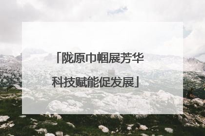 陇原巾帼展芳华 科技赋能促发展