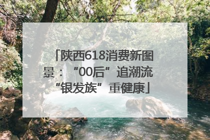 陕西618消费新图景：“00后”追潮流 “银发族”重健康
