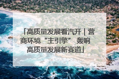 高质量发展看汽开｜营商环境“主引擎” 轰响高质量发展新赛道