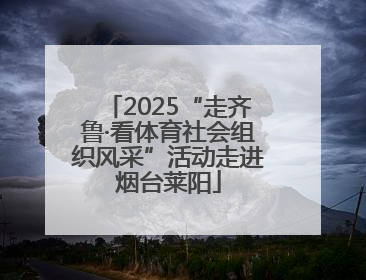 2025“走齐鲁·看体育社会组织风采”活动走进烟台莱阳