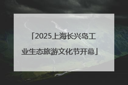 2025上海长兴岛工业生态旅游文化节开幕