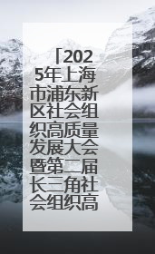 2025年上海市浦东新区社会组织高质量发展大会暨第二届长三角社会组织高质量发展峰会成功举办