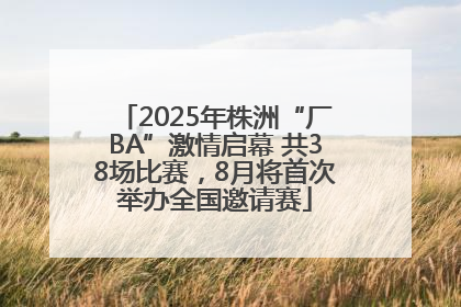 2025年株洲“厂BA”激情启幕 共38场比赛，8月将首次举办全国邀请赛