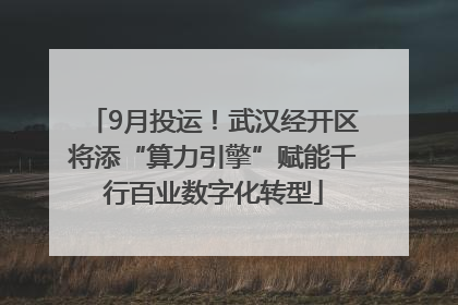 9月投运！武汉经开区将添“算力引擎”赋能千行百业数字化转型