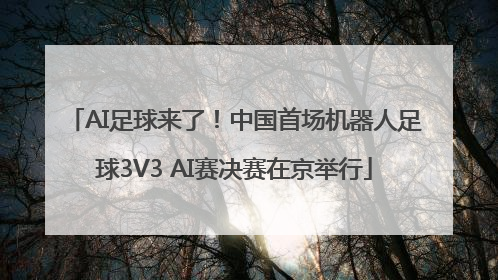 AI足球来了！中国首场机器人足球3V3 AI赛决赛在京举行